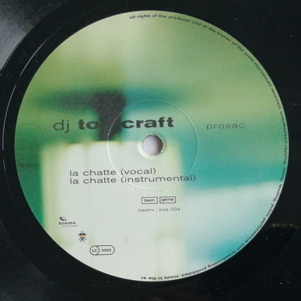 Tomcraft - Prosac | Kosmo Records (kos 004) - 2