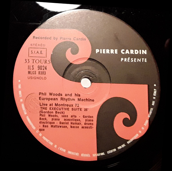 Phil Woods And His European Rhythm Machine - Live At Montreux 72 | Les Disques Pierre Cardin (ILS 9024) - 3