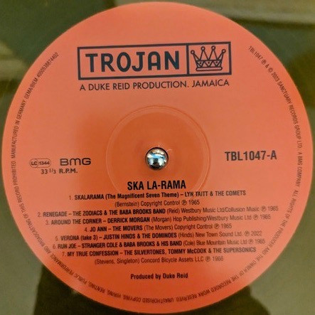 Various - Ska La-Rama: Treasure Isle Ska 1965 To 1966 | Trojan Records (TBL1047) - 3 Various - Ska La-Rama: Treasure Isle Ska 1965 To 1966 | Trojan Records (TBL1047) - 3