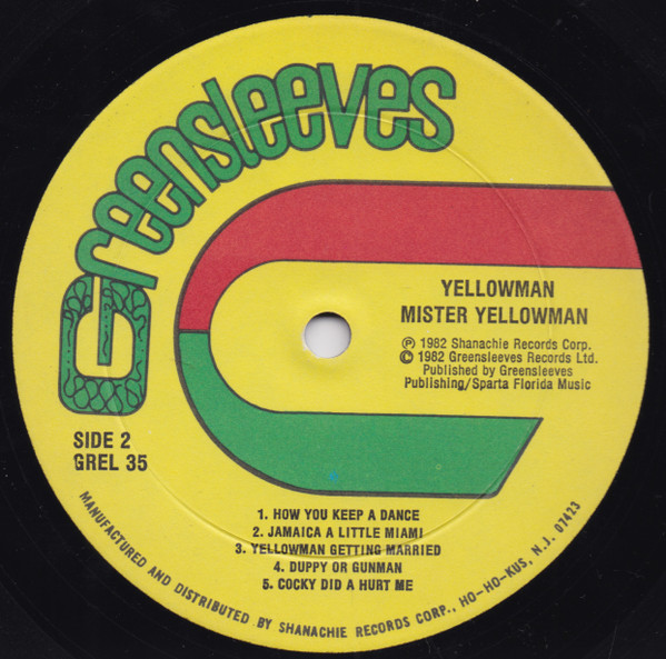 Yellowman - Mister Yellowman | Greensleeves Records (GREL 35) - 4