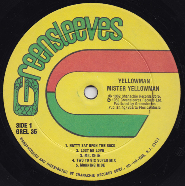 Yellowman - Mister Yellowman | Greensleeves Records (GREL 35) - 3