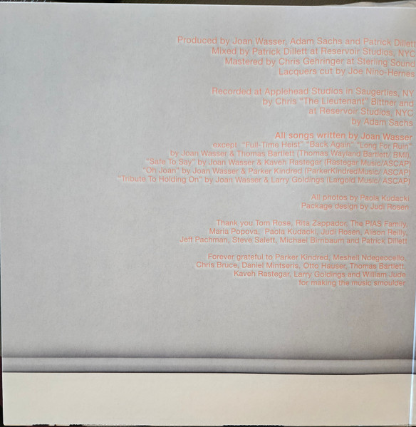 Joan As Police Woman - Lemons, Limes And Orchids | Play It Again Sam [PIAS] (PIASR1510LP) - 3