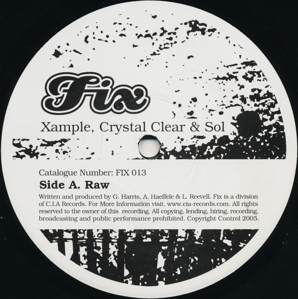 Xample , Crystal Clear & Sol - Raw / Outcast | Fix (FIX 013)