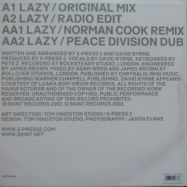 X-Press 2 - Lazy | Skint (SKI 672468 6) - 2