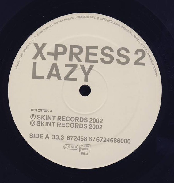 X-Press 2 - Lazy | Skint (SKI 672468 6) - 3