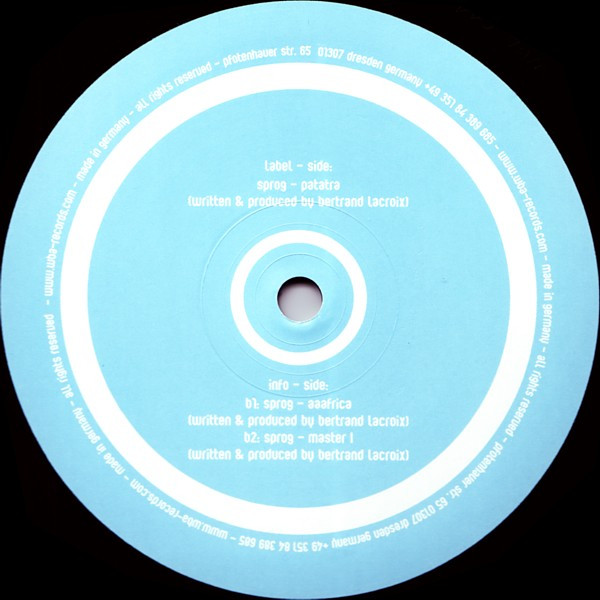 Sprog - All Is Blue E.P. | wba (WBA011) - main