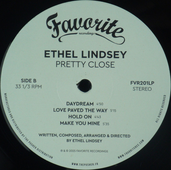 Ethel Lindsey - Pretty Close | Favorite Recordings (FVR201LP) - 4