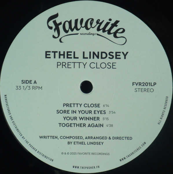 Ethel Lindsey - Pretty Close | Favorite Recordings (FVR201LP) - 3