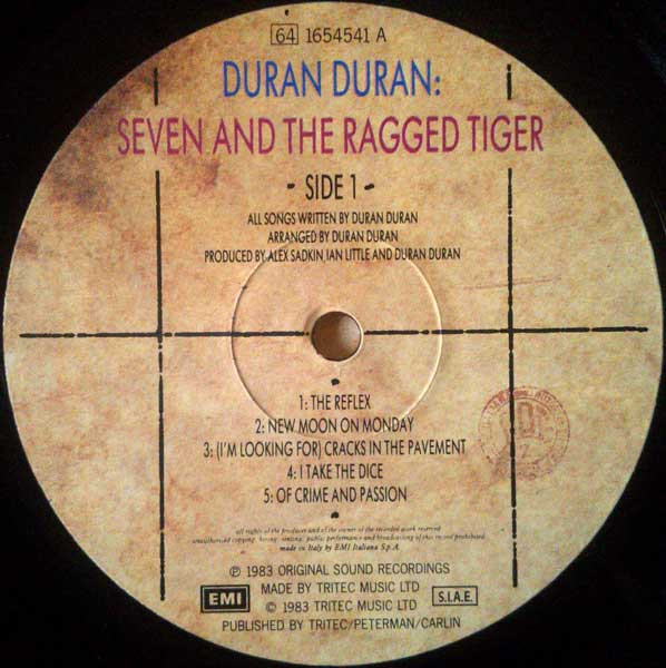 Duran Duran - Seven And The Ragged Tiger | EMI (64 1654541) - 2 Duran Duran - Seven And The Ragged Tiger | EMI (64 1654541) - 2