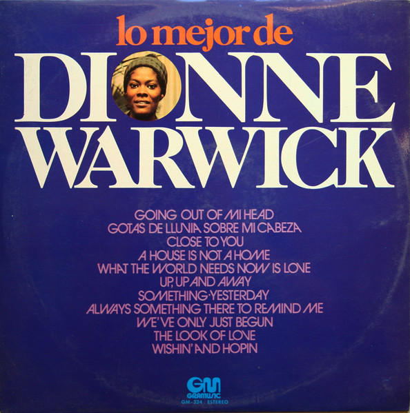Dionne Warwick - Lo Mejor De Dionne Warwick | Gramusic (GM-324)