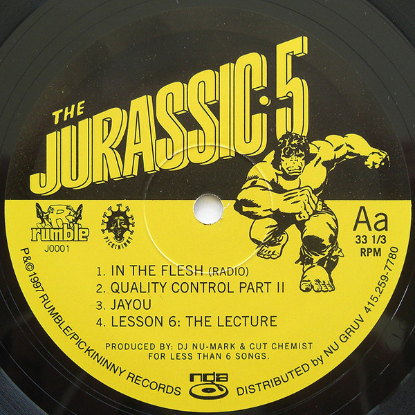 Jurassic 5 - Jurassic 5 EP | Pickininny Recordings (J0001) - 3