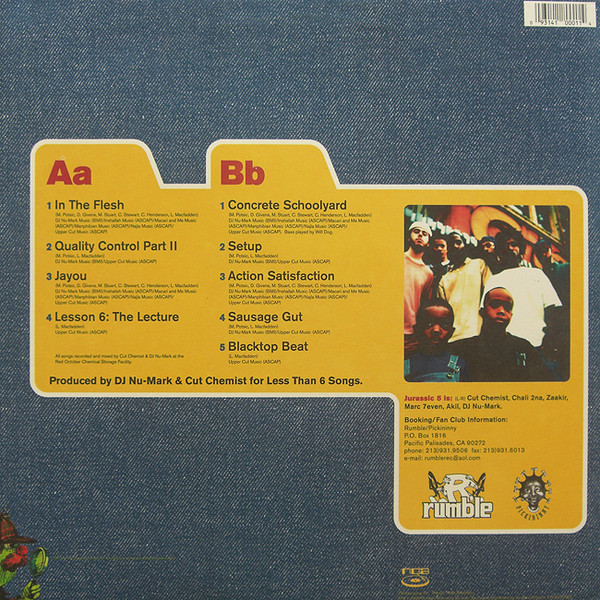 Jurassic 5 - Jurassic 5 EP | Pickininny Recordings (J0001) - 2