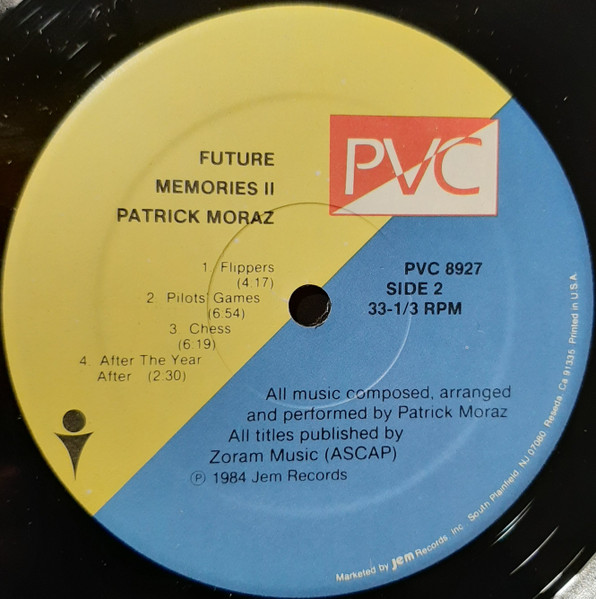 Patrick Moraz - Future Memories II | PVC Records (PVC 8927) - 4