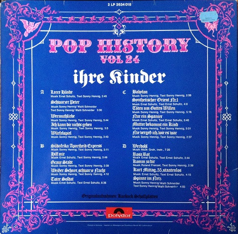 Ihre Kinder - Pop History Vol.24 | Polydor (2634 018) - 2