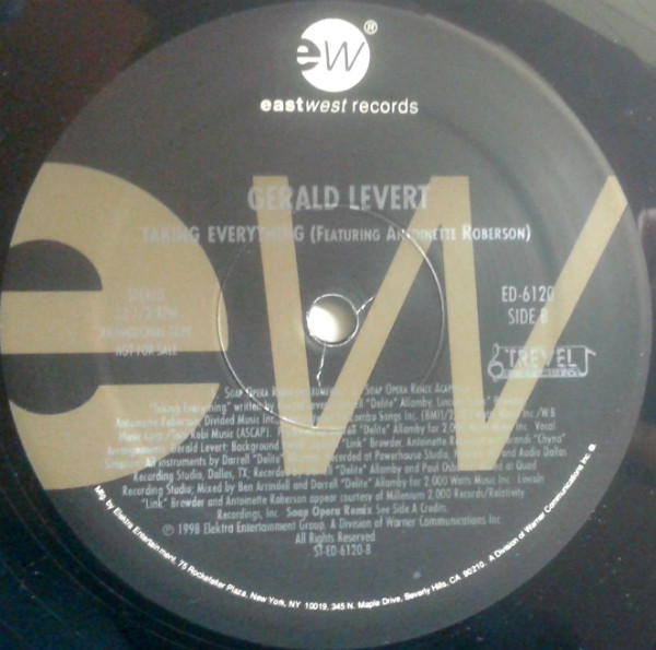 Gerald Levert - Taking Everything | EastWest Records America (ED-6120)