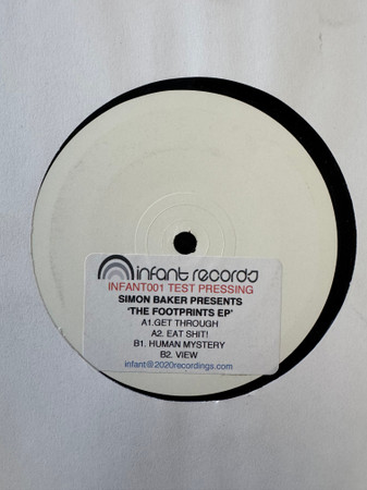 Simon Baker - The Footprints E.P | Infant Records (Infant 001) Simon Baker - The Footprints E.P | Infant Records (Infant 001)