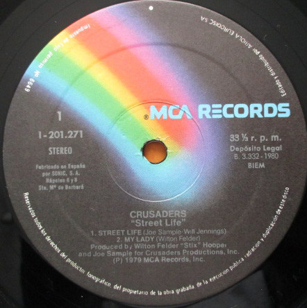 The Crusaders - Street Life | MCA Records (I-201.271) - 3 The Crusaders - Street Life | MCA Records (I-201.271) - 3
