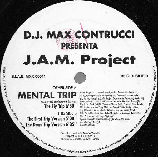 J.A.M. Project - Mental Trip | Metrotraxx (MXX 00011)