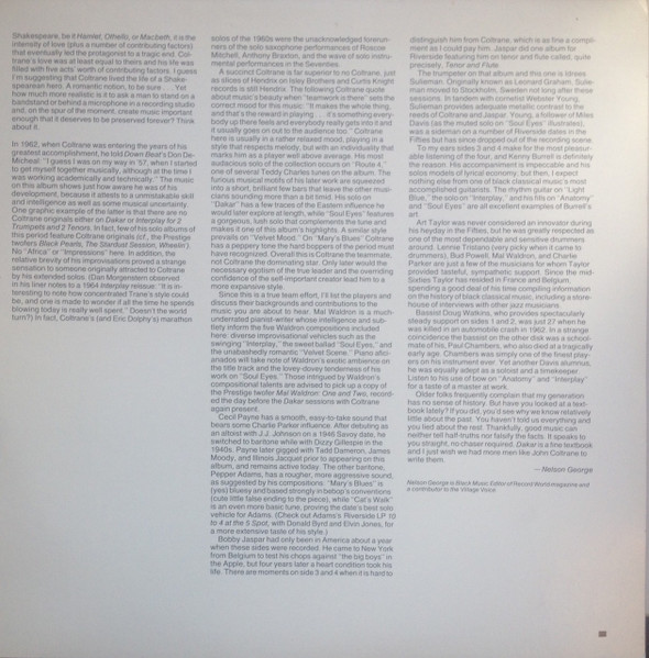 John Coltrane - Dakar | Prestige (P 24104) - 4