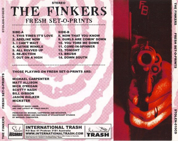 The Finkers - Fresh Set-O-Prints - CD | Stolen Records (STOLEN-010CD) - 2 The Finkers - Fresh Set-O-Prints - CD | Stolen Records (STOLEN-010CD) - 2