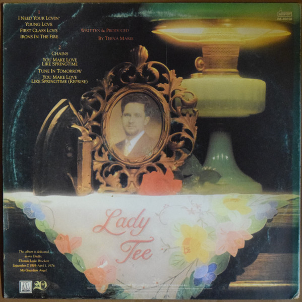 Teena Marie - Irons In The Fire | Motown (IM-46038) - 2