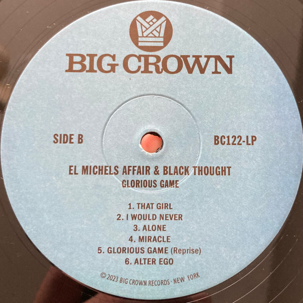 El Michels Affair & Black Thought - Glorious Game | Big Crown Records (BC122-LP) - 3