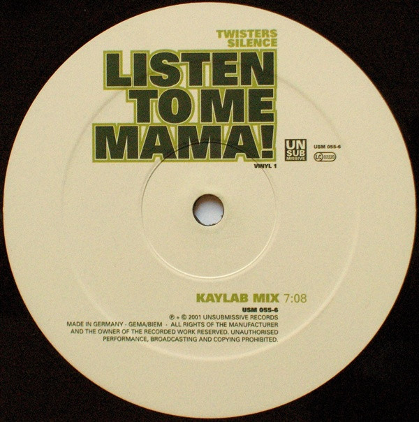 Twister's Silence - Listen To Me Mama | Unsubmissive Records (USM 055-6) - 4