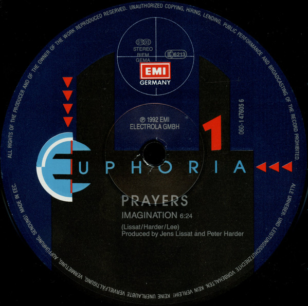Prayers - Imagination | EMI Germany (060-1 47605 6) - 3