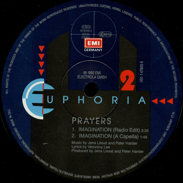 Prayers - Imagination | EMI Germany (060-1 47605 6) - 4
