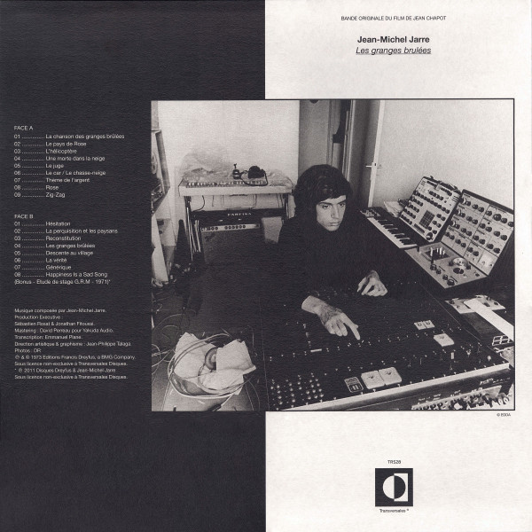 Jean-Michel Jarre - Les Granges Brûlées (Bande Originale Du Film) | Transversales Disques (TRS28) - 4