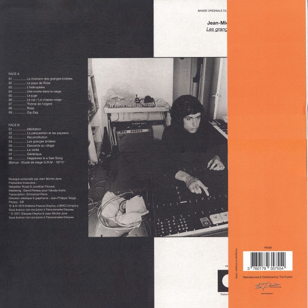 Jean-Michel Jarre - Les Granges Brûlées (Bande Originale Du Film) | Transversales Disques (TRS28) - 2