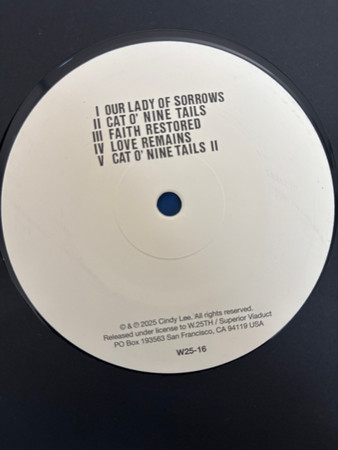 Cindy Lee - Cat O’ Nine Tails | W.25th (W25-16) - 2