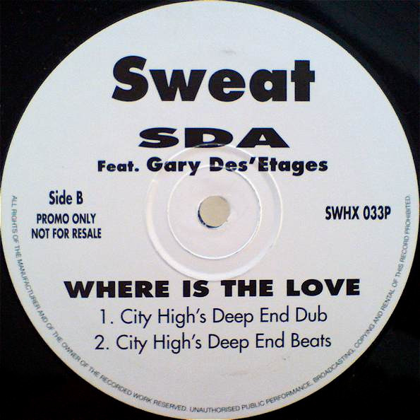 SDA Feat. Gary Des'Etages - Where Is The Love | Sweat (SWHX 033P) - 2