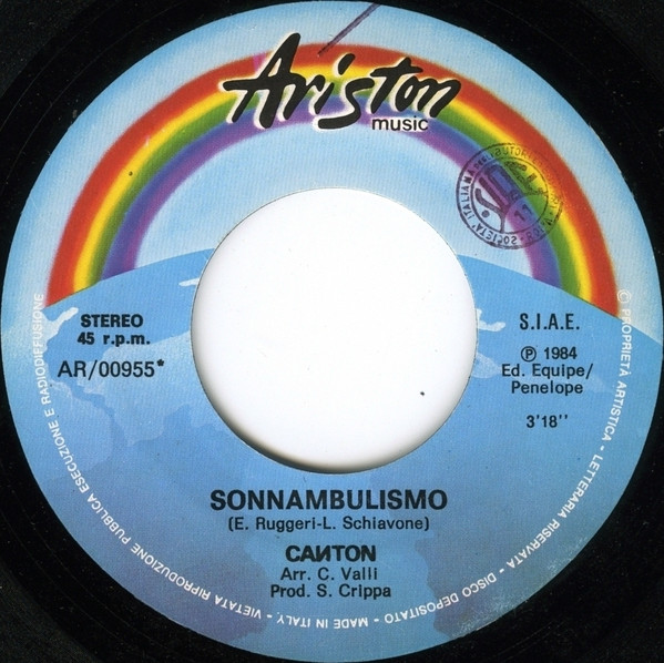 Canton - Sonnambulismo | Ariston Music (AR 0955) - 3 Canton - Sonnambulismo | Ariston Music (AR 0955) - 3
