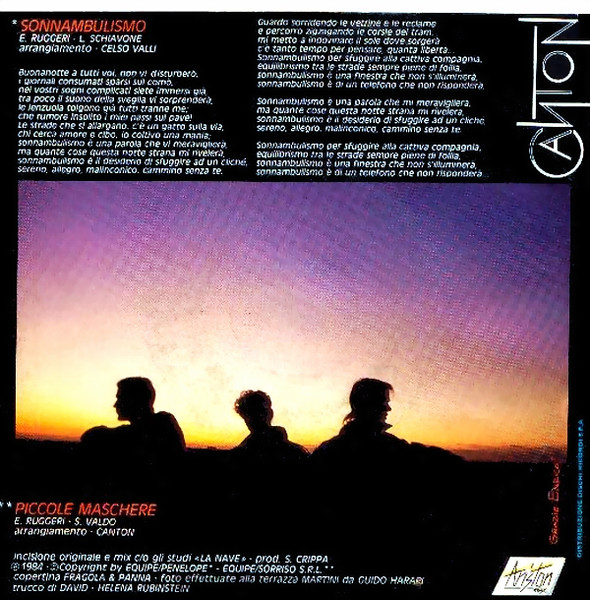 Canton - Sonnambulismo | Ariston Music (AR 0955) - 2 Canton - Sonnambulismo | Ariston Music (AR 0955) - 2