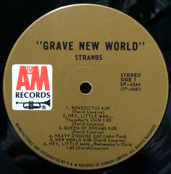 Strawbs - Grave New World | A&M Records (SP-4344) - 4