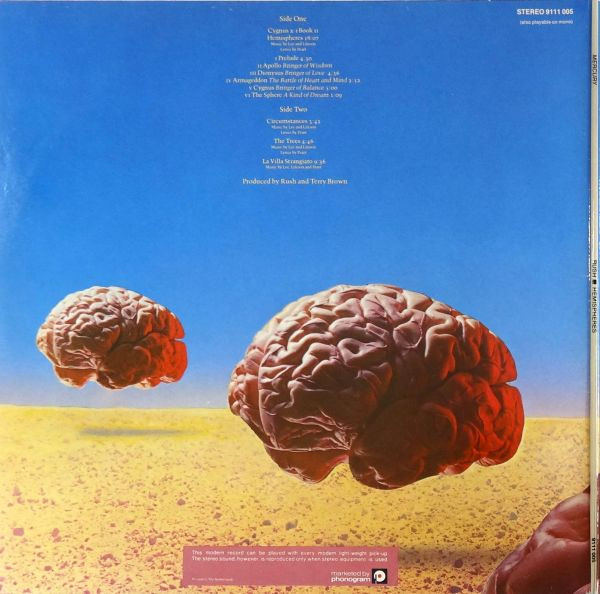 Rush - Hemispheres | Mercury (9111 005) - 2