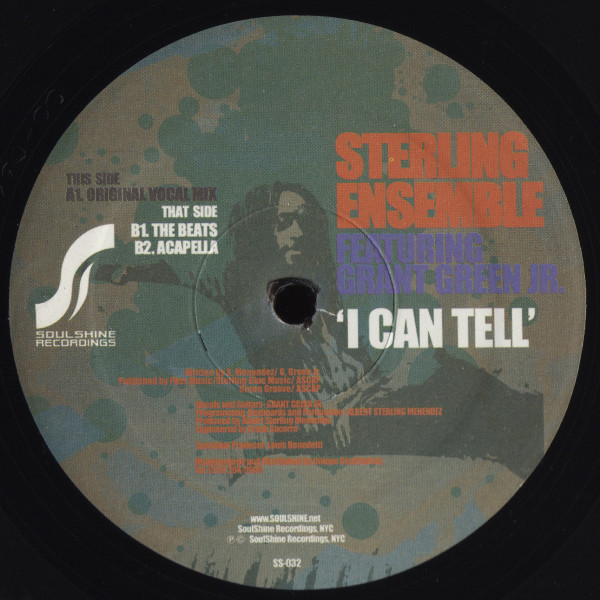 Sterling Ensemble Featuring Grant Green Jr. - I Can Tell | SoulShine Recordings (SS-032)