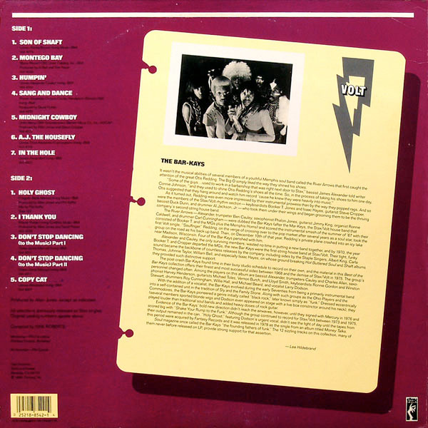 Bar-Kays - The Best Of The Bar-Kays | Stax (MPS-8542) - 2