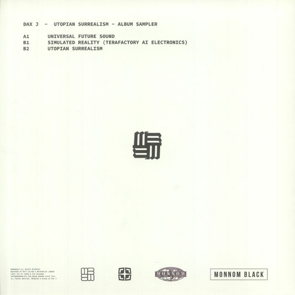 Dax J - Utopian Surrealism Album Sampler | Monnom Black (MONNOM025) - 2