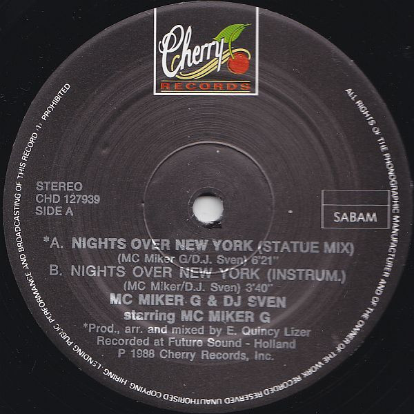 Mc Miker G & DJ Sven Starring Mc Miker G - Nights Over New York | Cherry Records (CHD 127939) - main