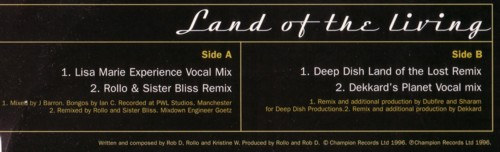 Kristine W - Land Of The Living | Champion (CHAMP12.324) - 5