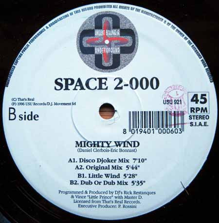 Space 2-000 - Mighty Wind | Urgent Sound Of Underground (USU 921)
