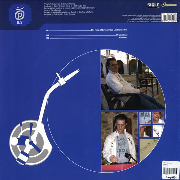 Danny Graham Feat Clara Da Costa - Freakin | Paradise Records (P027) - 2