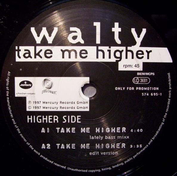 Walty - Take Me Higher | Mercury (574 695-1) Walty - Take Me Higher | Mercury (574 695-1)