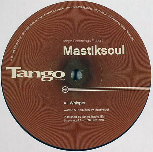 Mastiksoul - Whisper / Hula Hula | Tango Recordings (TANGO 051)