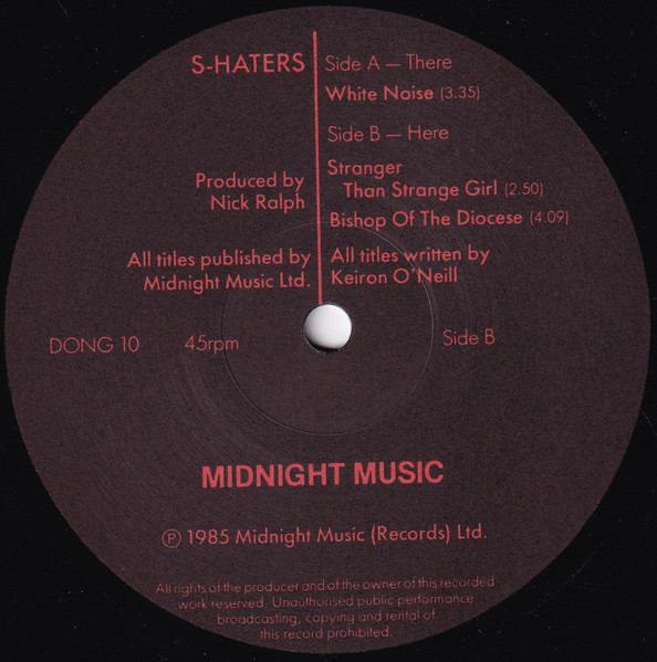 The S-Haters - White Noise | Midnight Music (DONG 10) - 3 The S-Haters - White Noise | Midnight Music (DONG 10) - 3