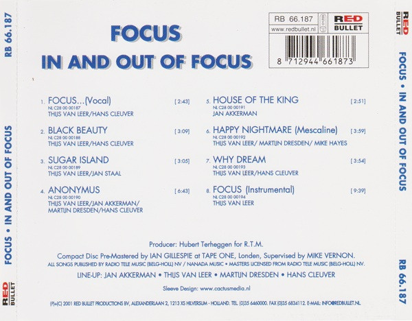 Focus - In And Out Of Focus | Red Bullet (RB 66.187) - 2