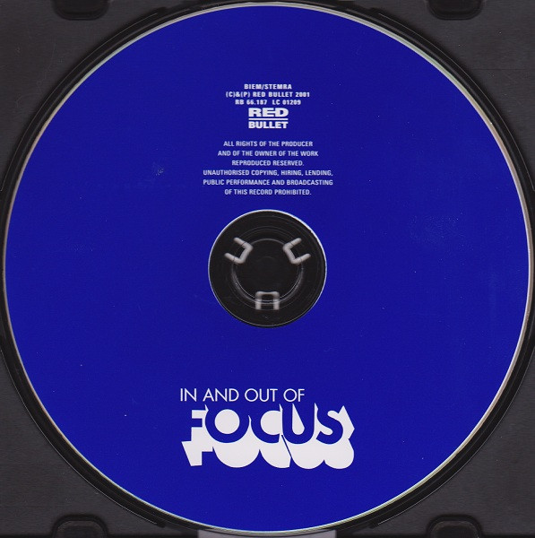 Focus - In And Out Of Focus | Red Bullet (RB 66.187) - 3