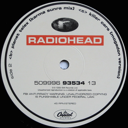 Radiohead - Just | Capitol Records (509996 93534 13) - 4 Radiohead - Just | Capitol Records (509996 93534 13) - 4